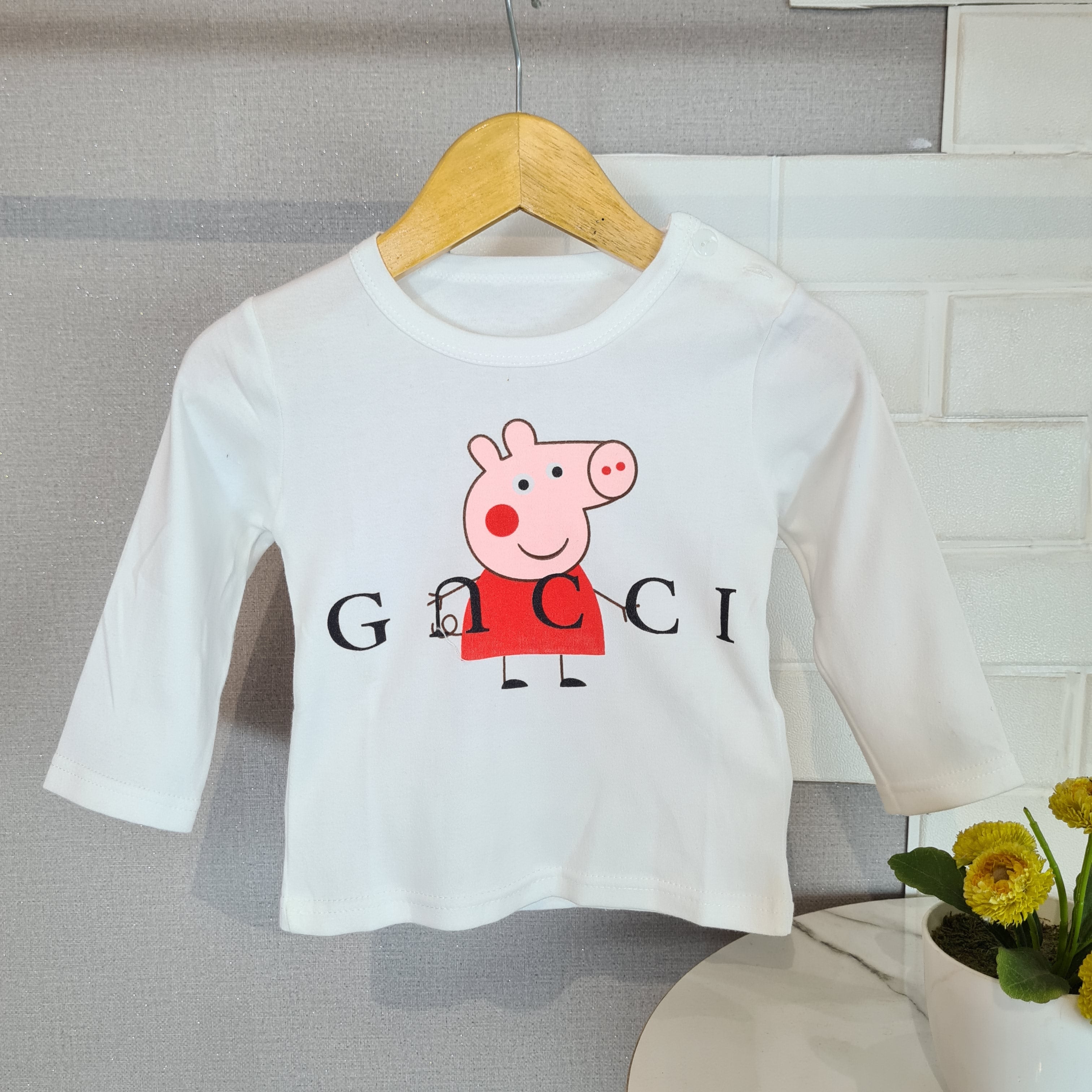 [102418] - Baju Kaos Lengan Panjang Fashion Import Anak Perempuan - Motif Plush Animals