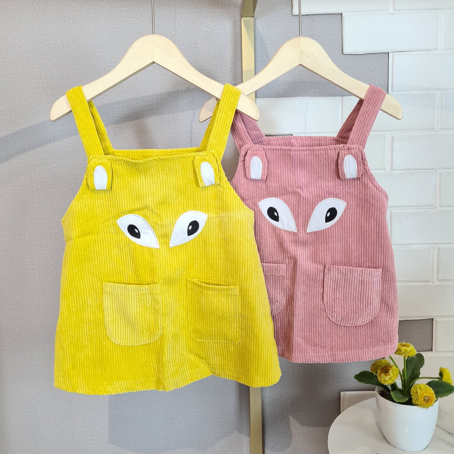 [102424] - Baju Bawahan Overall Fashion Anak Perempuan - Motif Spirit Eyes