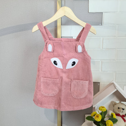 [102424] - Baju Bawahan Overall Fashion Anak Perempuan - Motif Spirit Eyes