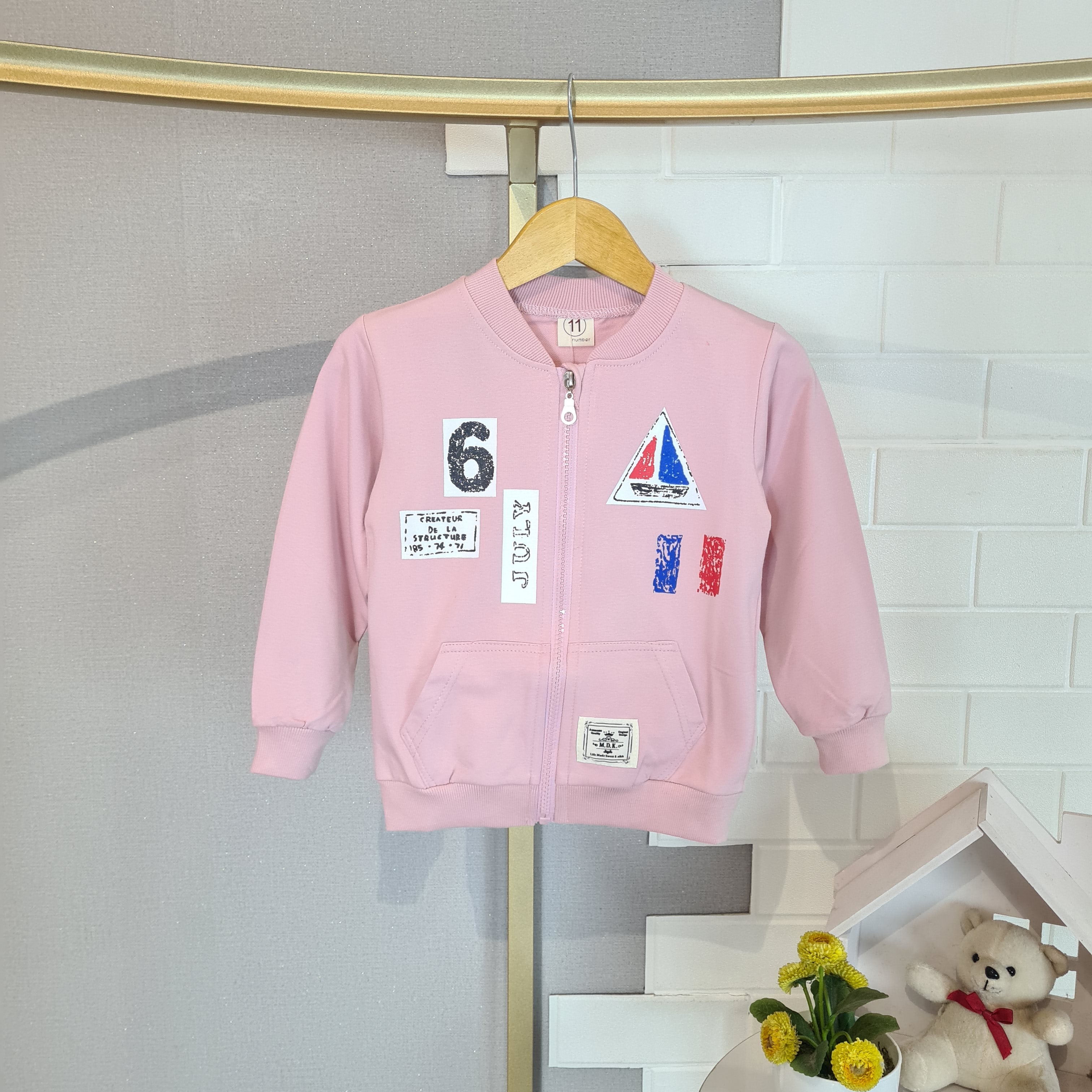 [102503] - Baju Atasan Jaket Fashion Anak Laki-Laki - Motif Cool Stickers