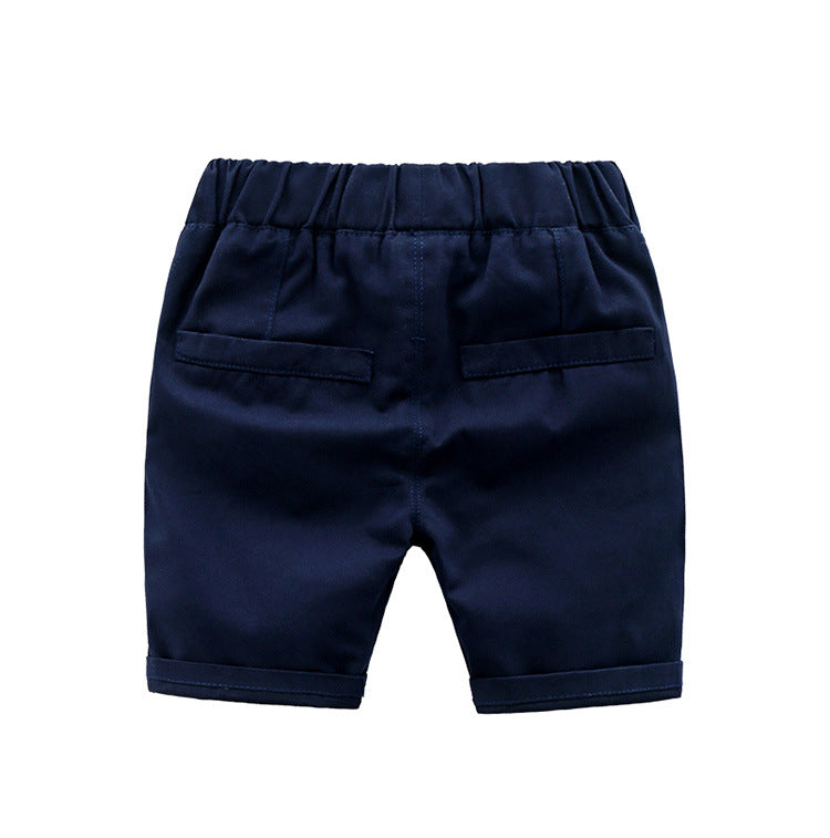 [5131030] - Bawahan Celana Pendek Chino Fashion Anak Laki-Laki - Motif Plain Clean
