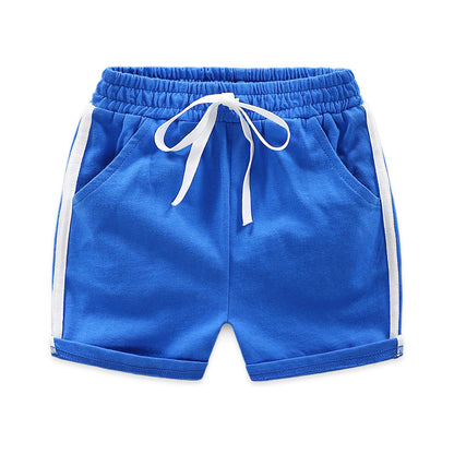 [119231] - Celana Pendek Training Anak Sporty - Motif Edge Line