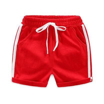 [119231] - Celana Pendek Training Anak Sporty - Motif Edge Line