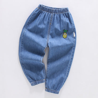 [119235] - Celana Panjang Jeans Anak Casual - Motif Torn Style