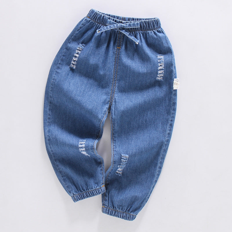 [119235] - Celana Panjang Jeans Anak Casual - Motif Torn Style