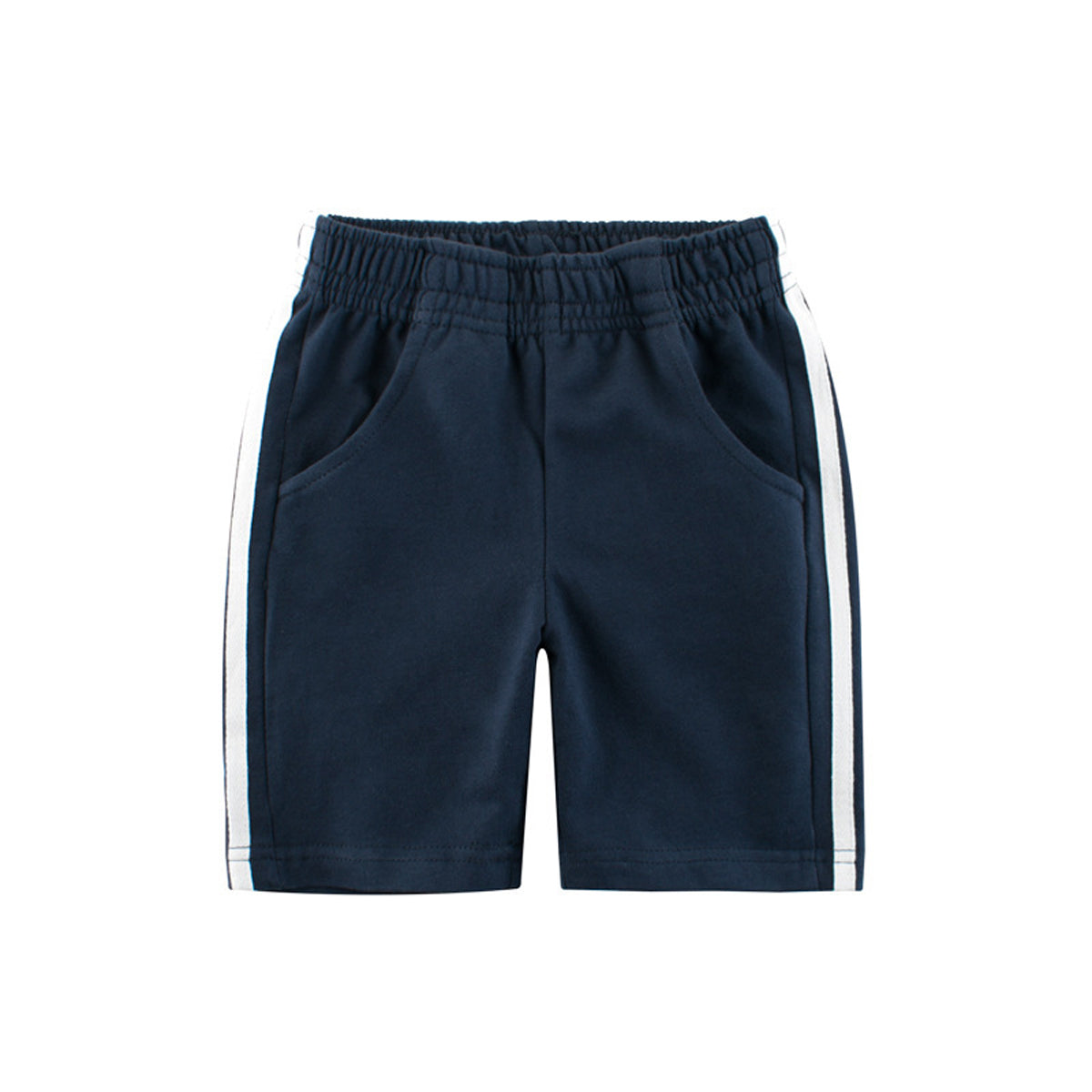 [121214-NAVY] - Celana Santai Anak / Celana Training Anak - Motif Side Line