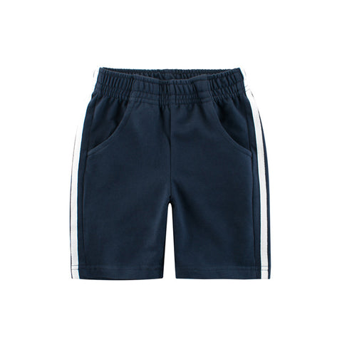 [121214-NAVY] - Celana Santai Anak / Celana Training Anak - Motif Side Line