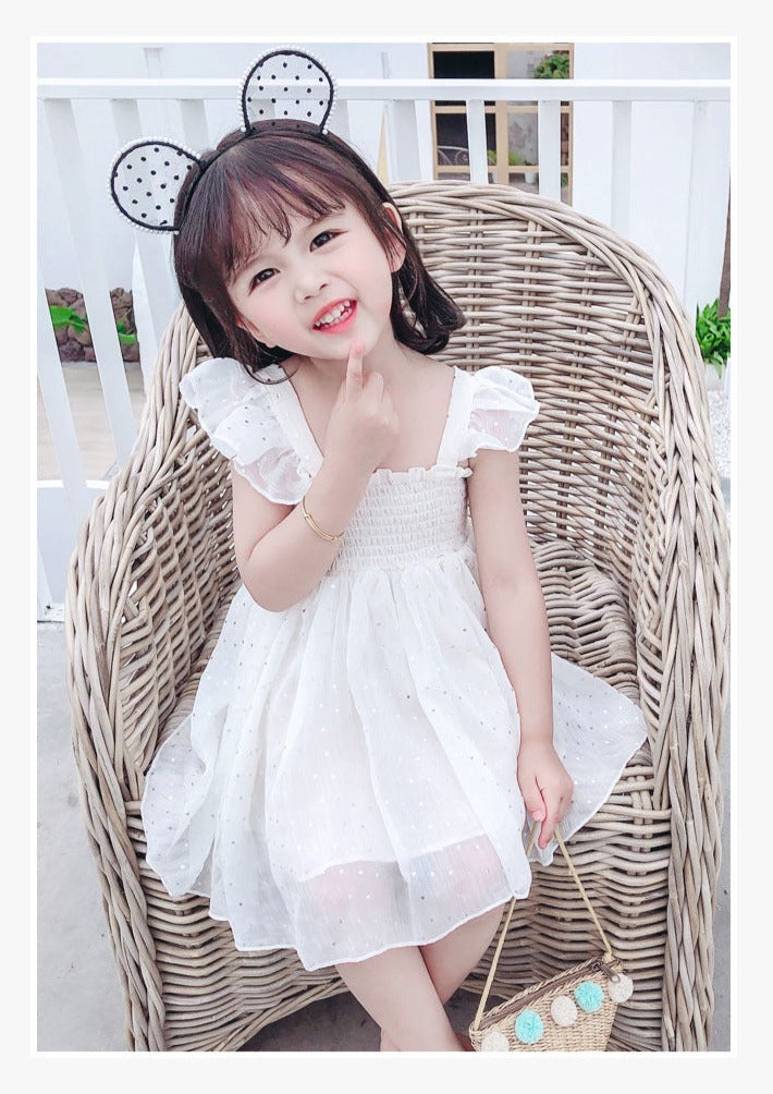 [507562] - Dress Kutung Anak Perempuan - Motif Down Light