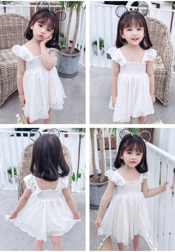 [507562] - Dress Kutung Anak Perempuan - Motif Down Light