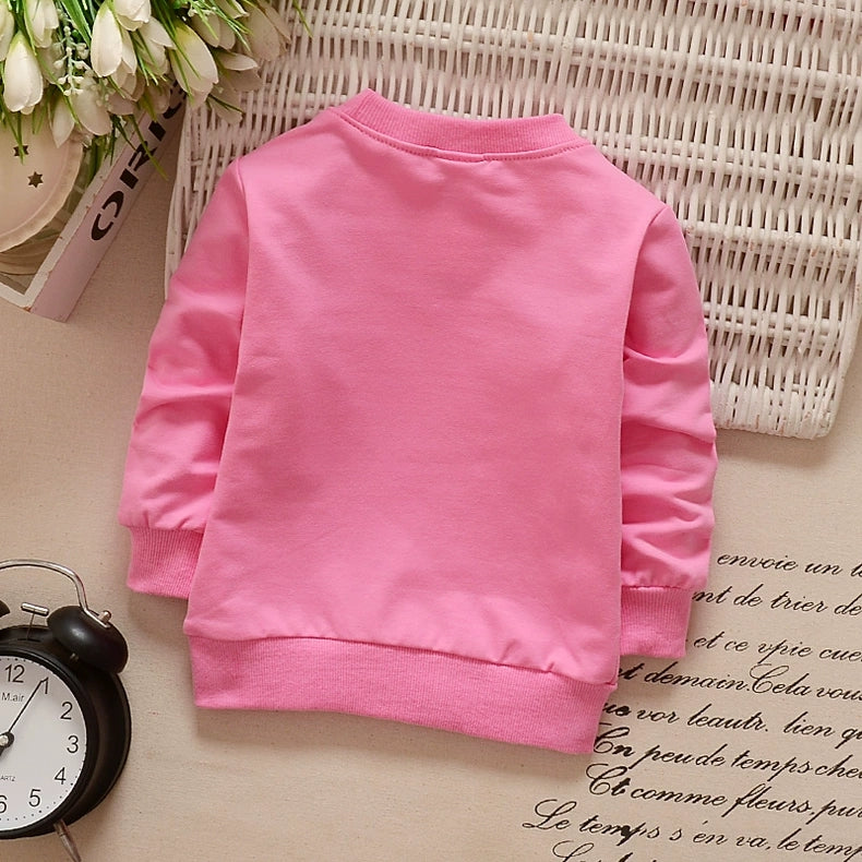 [102186] - Baju Atasan Sweater Lengan Panjang Anak Perempuan Velvet Cherry 1 - 4 Thn [B1085]