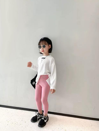 [507S106] - Bawahan Celana Legging Fashion Anak Perempuan - Motif Slim Stretch