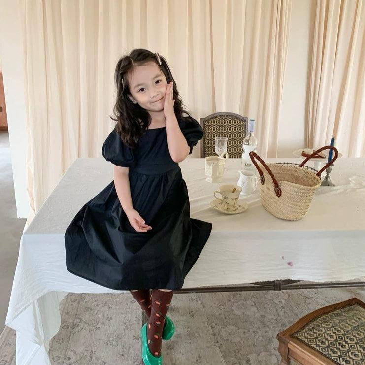 CLEARANCE SALE [Dress Lengan Pendek] 2 Tahun BB 7-10Kg Gaun Anak Cewek Perempuan