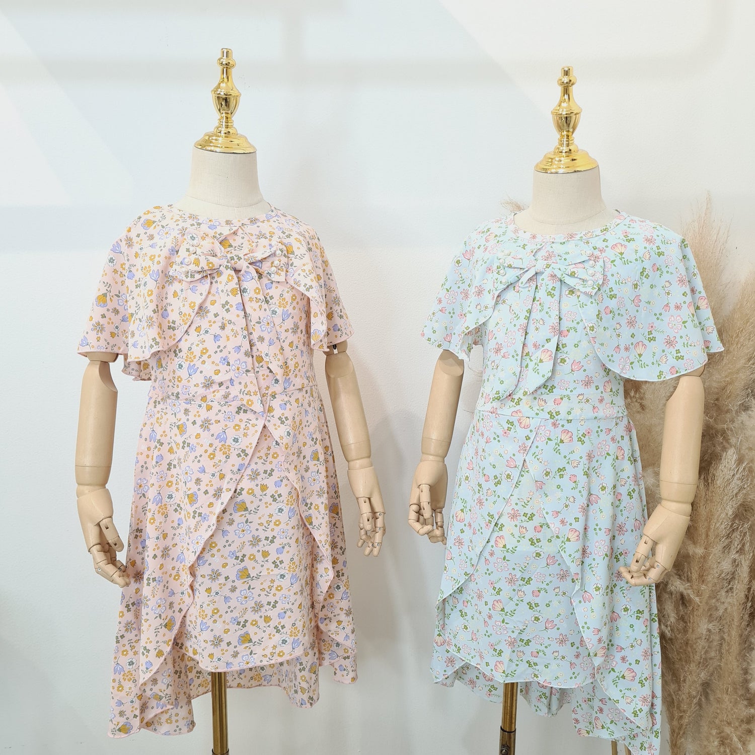 [340331-V1] - Dress Bunga Anak Perempuan - Motif Blooming Flower