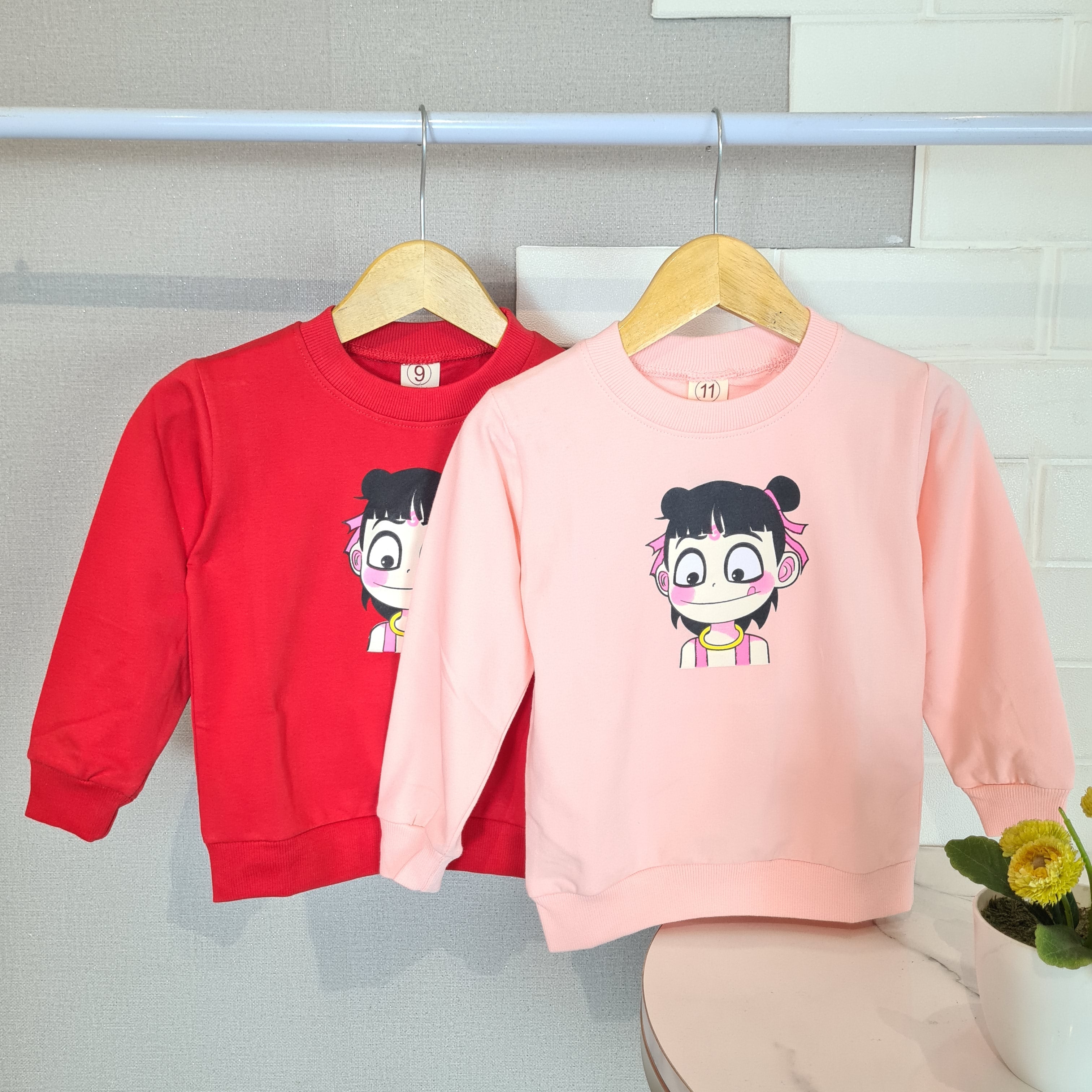 [102408] - Baju Atasan Sweater Fashion Anak Perempuan - Motif Cute Girl