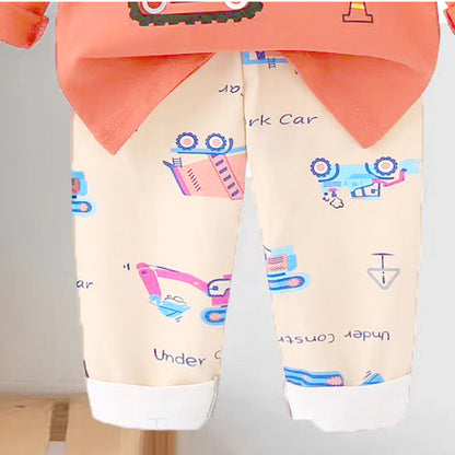 [225846] - Baju Setelan Tidur Piyama Fashion Import Anak Cowok - Motif Mini Dredge