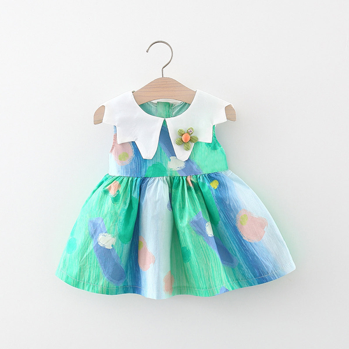 [340369] - Baju Mini Dress Kutung Fashion Anak Perempuan - Motif Flower Images