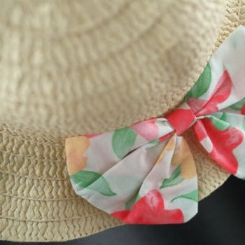 [340382] - Baju Mini Dress Pantai Fashion import Anak Perempuan - Motif Flower Pattern