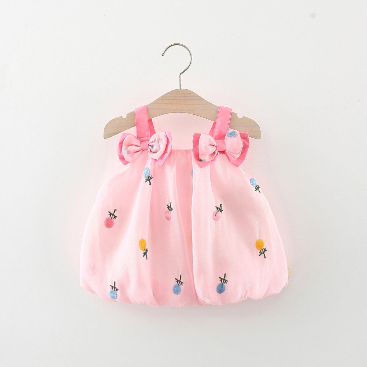 [340404] - Baju Mini Dress Lengan Kutung Fashion Anak Perempuan - Motif Soft Flower