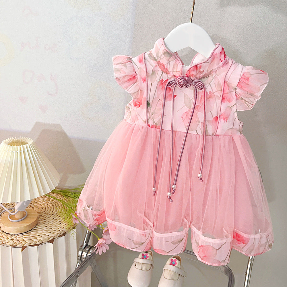 [340458] - Baju Dress Kutung Fashion Anak Perempuan - Motif Cute Flower