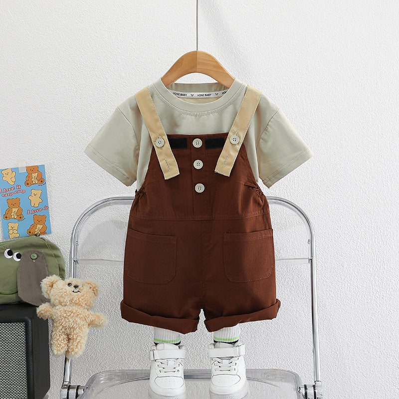 1T Boys [SET] - BB (5-7 kg) Tinggi (60-66cm) Last Stock Clearance Sale - Baju Setelan Anak Laki laki Cowok One Set