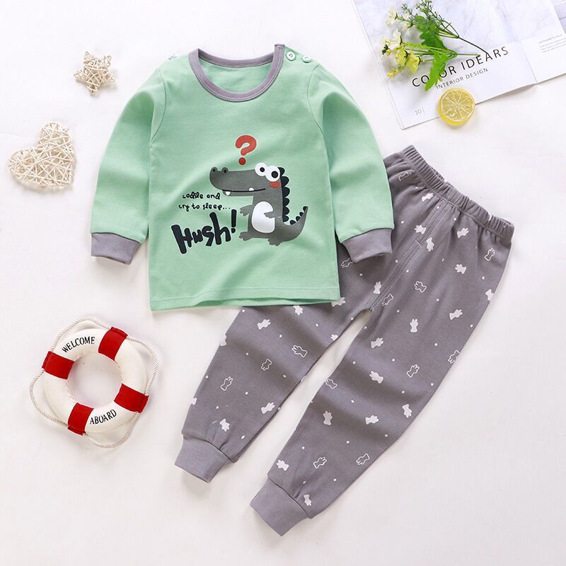 [351101] - Piyama Anak / Baju Tidur Anak / Setelan Tidur Anak - Motif Crocodile