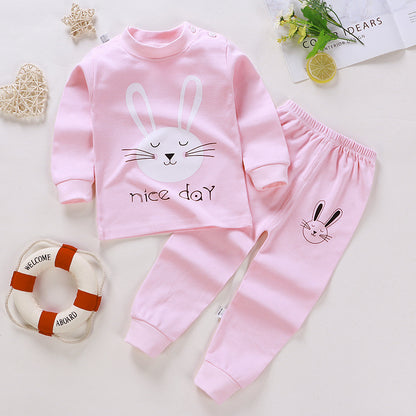 [351124] - Piyama Anak / Setelan Tidur Anak / Baju Tidur Anak - Motif Pink Rabbit