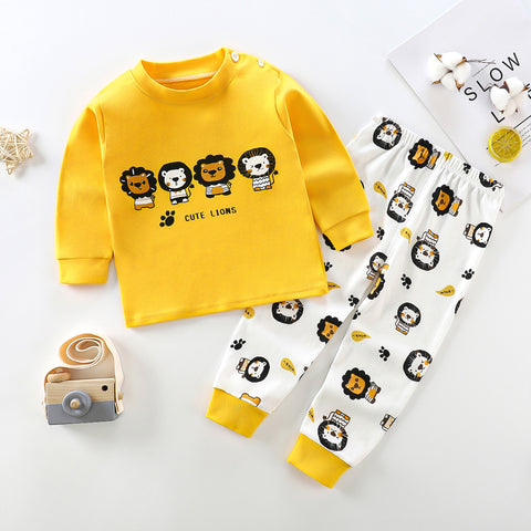[351307] - Setelan Tidur Piyama Anak Laki-Laki - Motif Tough Lion