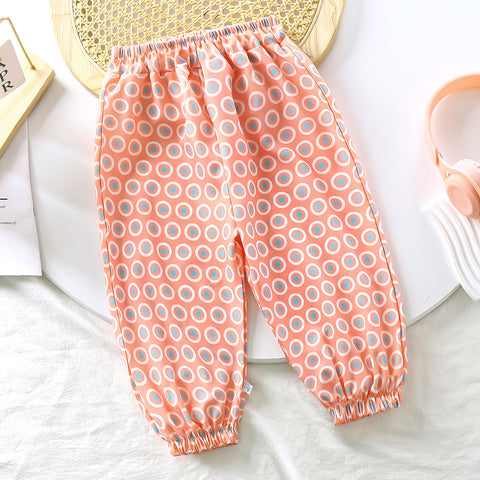 [351339] - Celana Panjang Jogger Tanpa Tali Anak Perempuan - Motif Protector Circle