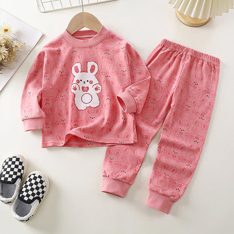 [351346] - Baju Tidur Setelan Piyama Anak Cewek - Motif Soft Rabbit