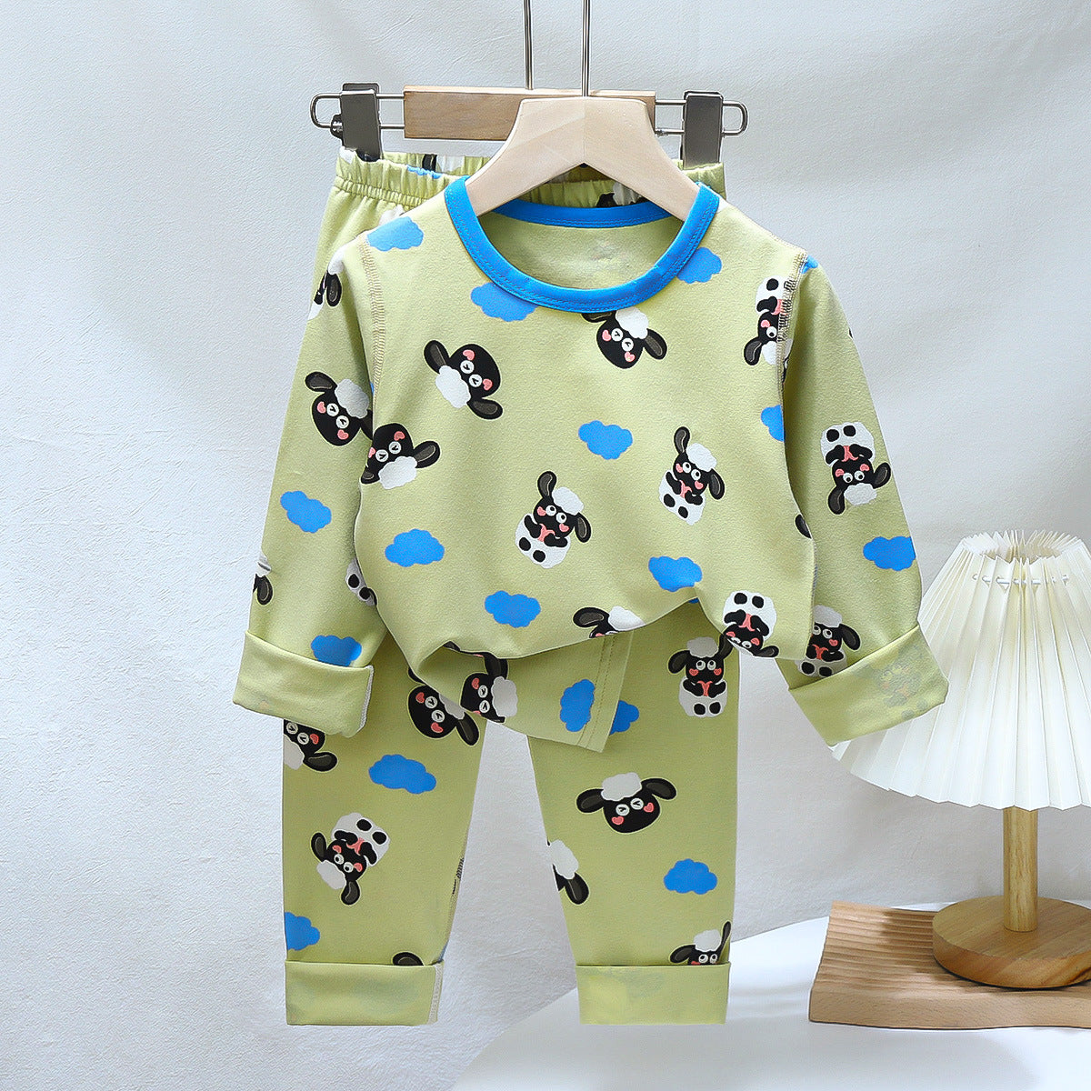 [351368] - Baju Tidur Setelan Piyama Anak Cowok Cewek - Motif Cloud Sheep