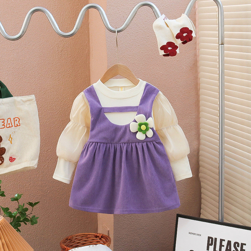 CLEARANCE SALE [Dress Lengan Panjang] 4 Tahun BB 14-18kg Gaun Anak Cewek Perempuan