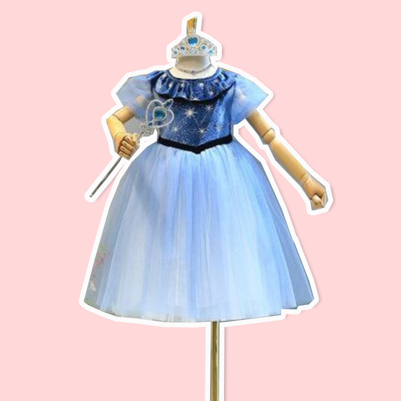[363201] - Dress Princess Ulang Tahun Fashion Trend Anak Perempuan Cewek - Motif Beautiful Queen