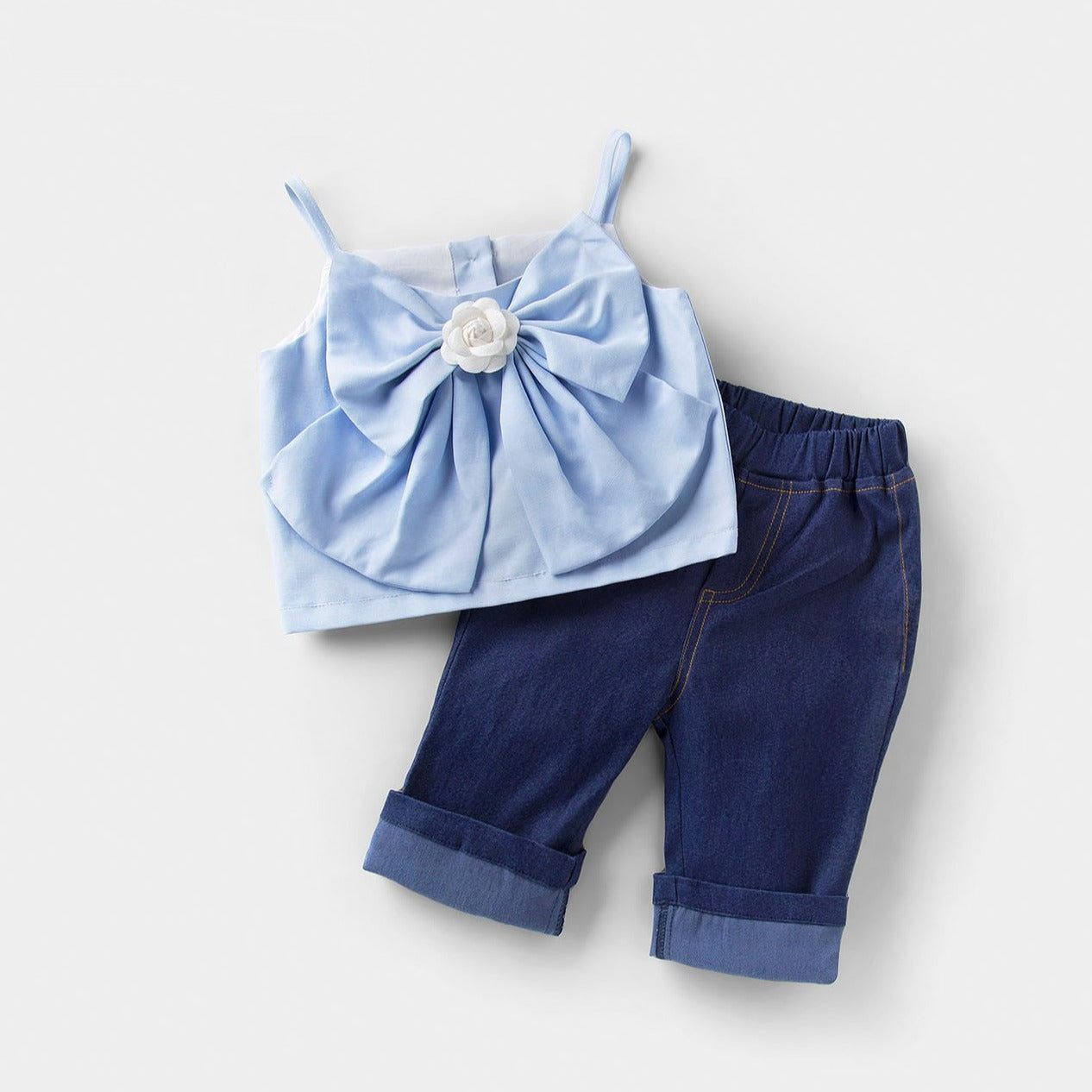 CLEARANCE SALE [Setelan Celana Panjang] 5 Tahun BB 18-22Kg One Set Anak Cewek Perempuan