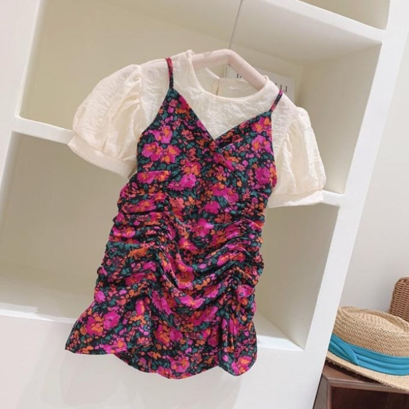 CLEARANCE SALE [Dress Lengan Kutung] 8 Tahun BB 30-35Kg Gaun Anak Cewek Perempuan