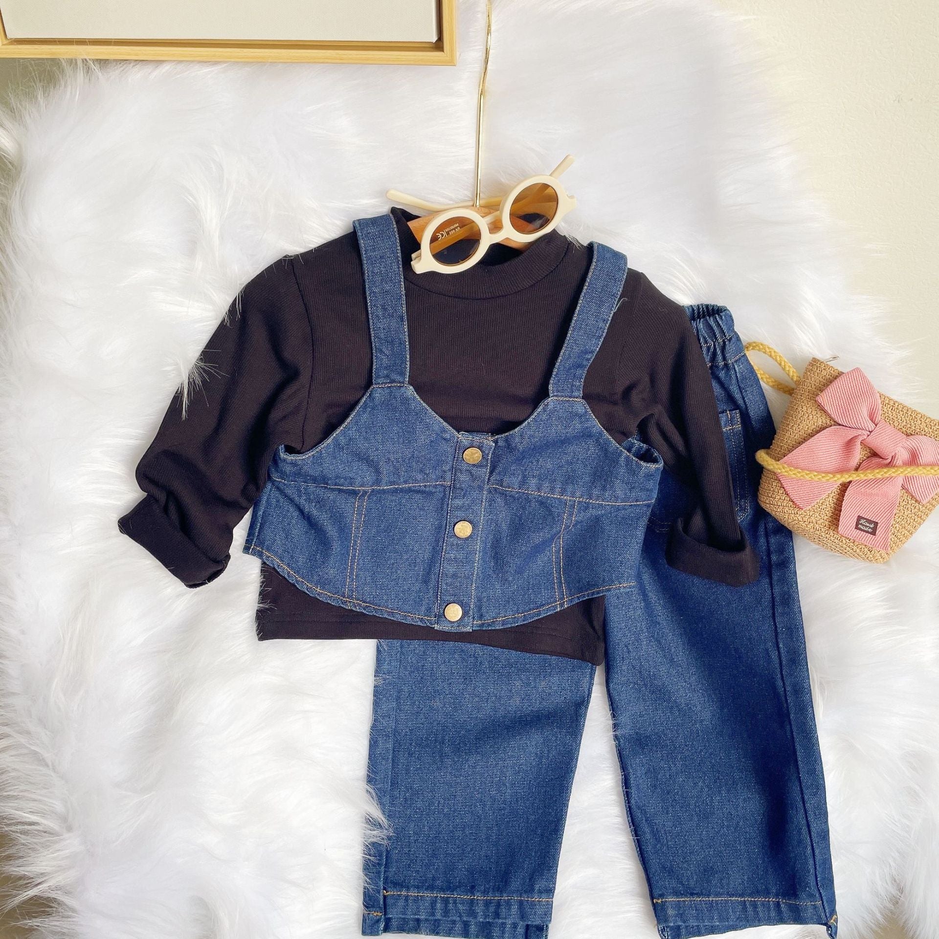 CLEARANCE SALE [Setelan Celana Panjang] 6 Tahun BB 22-26Kg One Set Anak Cewek Perempuan