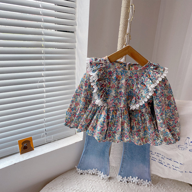 CLEARANCE SALE [Setelan Celana Panjang] 3 Tahun BB 10-14Kg One Set Anak Cewek Perempuan