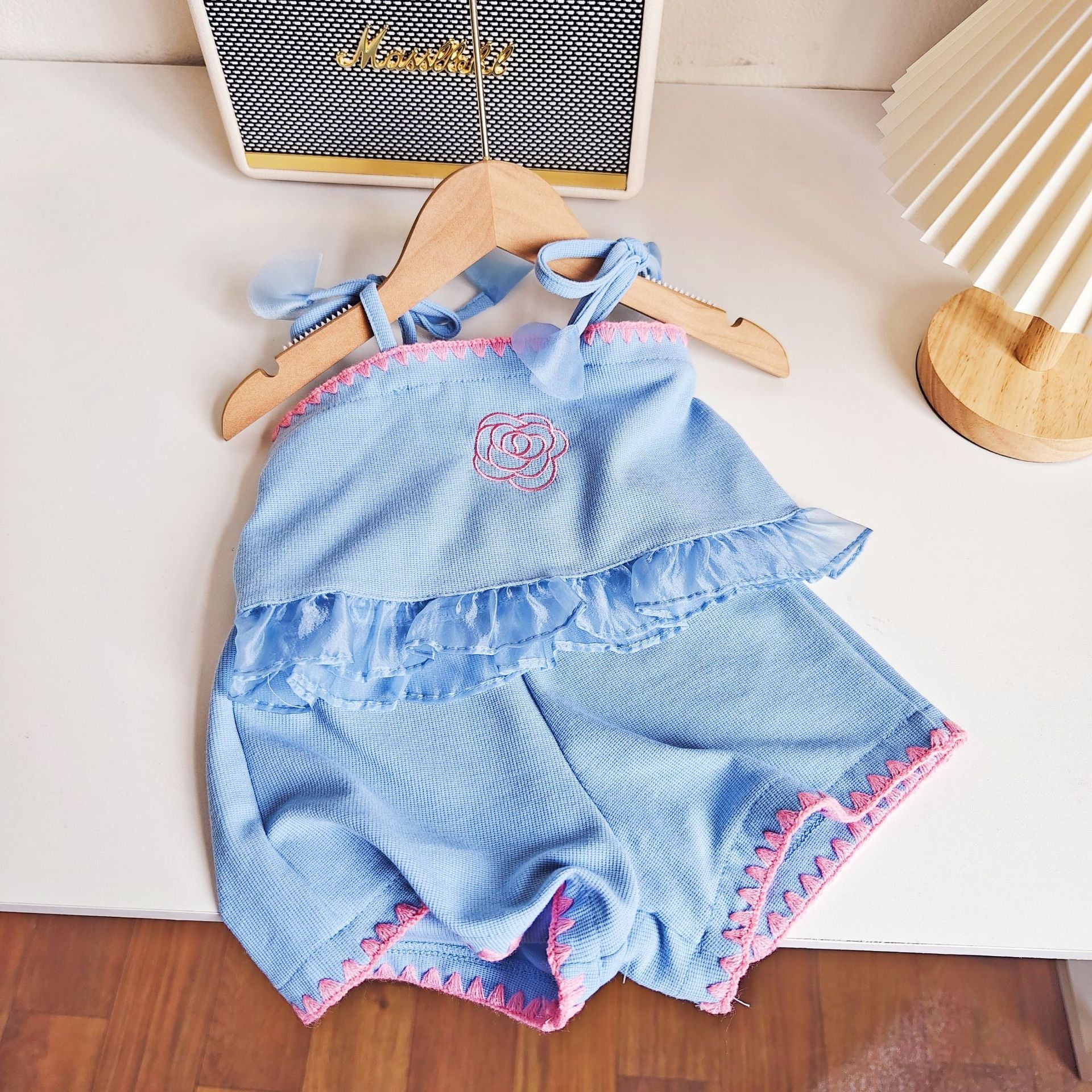 CLEARANCE SALE [Setelan] 8 Tahun BB 30-35kg One Set Pendek Anak Perempuan - SETSP363