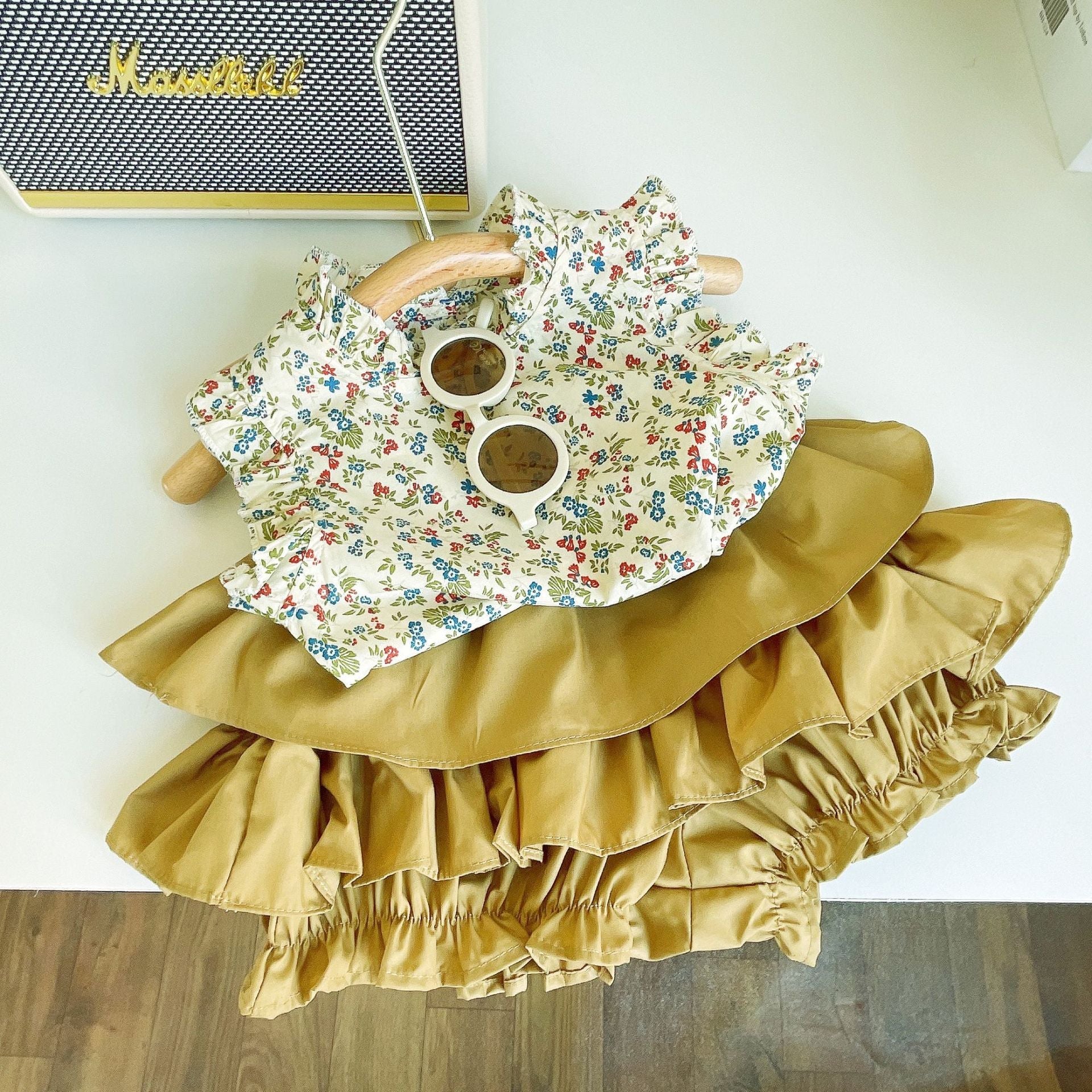 CLEARANCE SALE [Setelan] 10 Tahun BB 40-45kg One Set Pendek Anak Perempuan - SETSP363