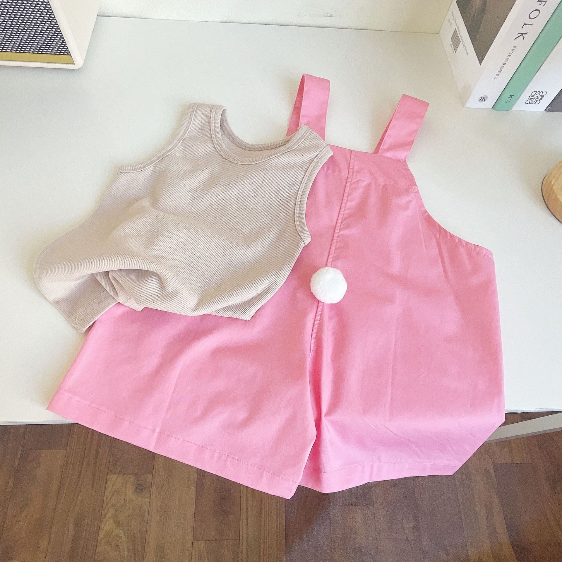 CLEARANCE SALE [Setelan] 3 Tahun BB 10-14kg One Set Pendek Anak Perempuan - SETSP363