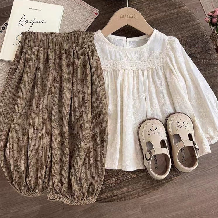 CLEARANCE SALE [Setelan Celana Panjang] 4 Tahun BB 14-18Kg One Set Anak Cewek Perempuan