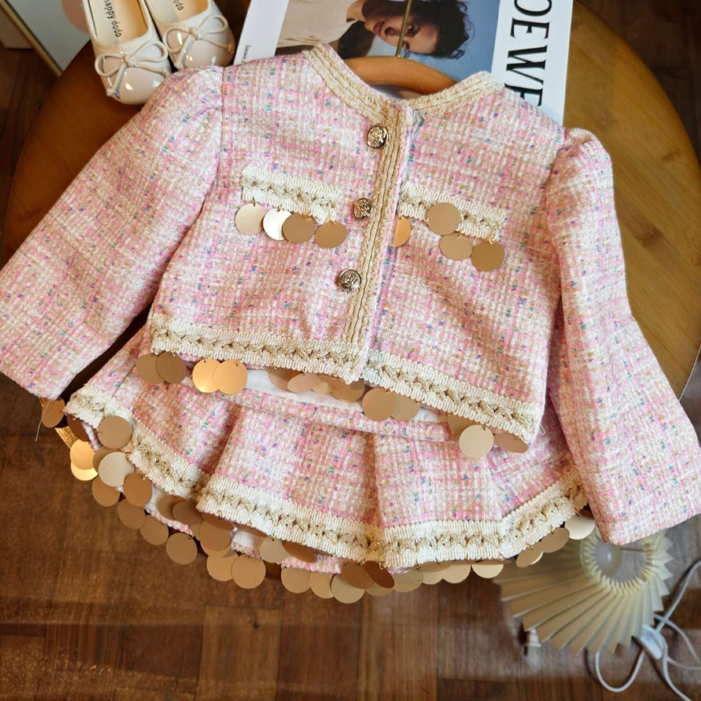 CLEARANCE SALE [Setelan]  5 Tahun BB 18-22kg One Set Pendek Anak Perempuan - SETSP363