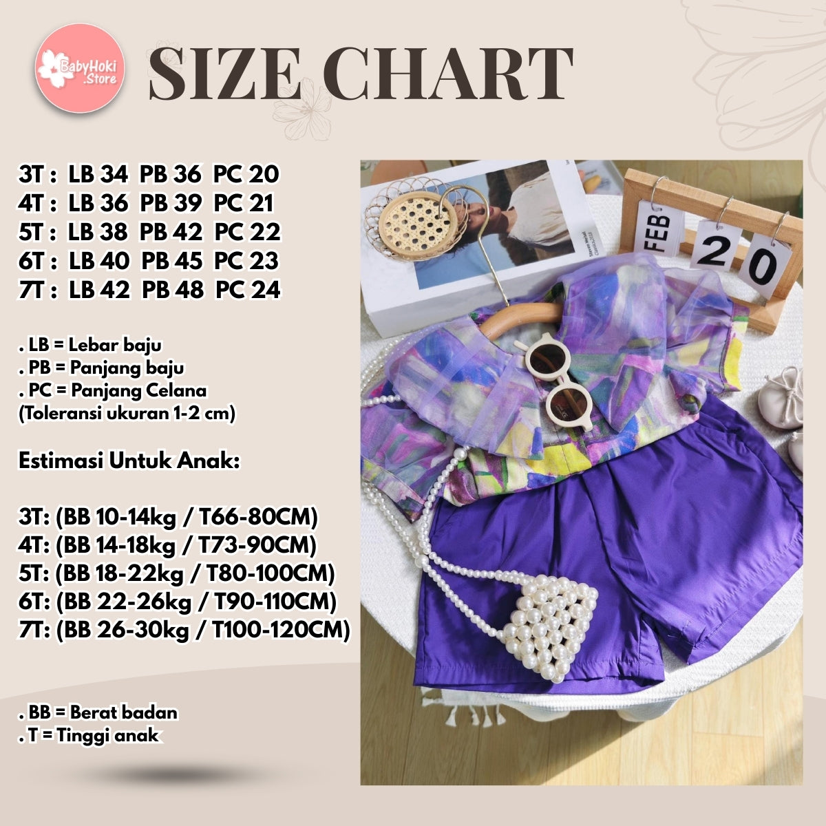 [363733] - Baju Setelan Blouse Lengan Pendek Celana Pendek Fashion Anak Perempuan - Motif Abstract Geometry - BABYHOKI STORE