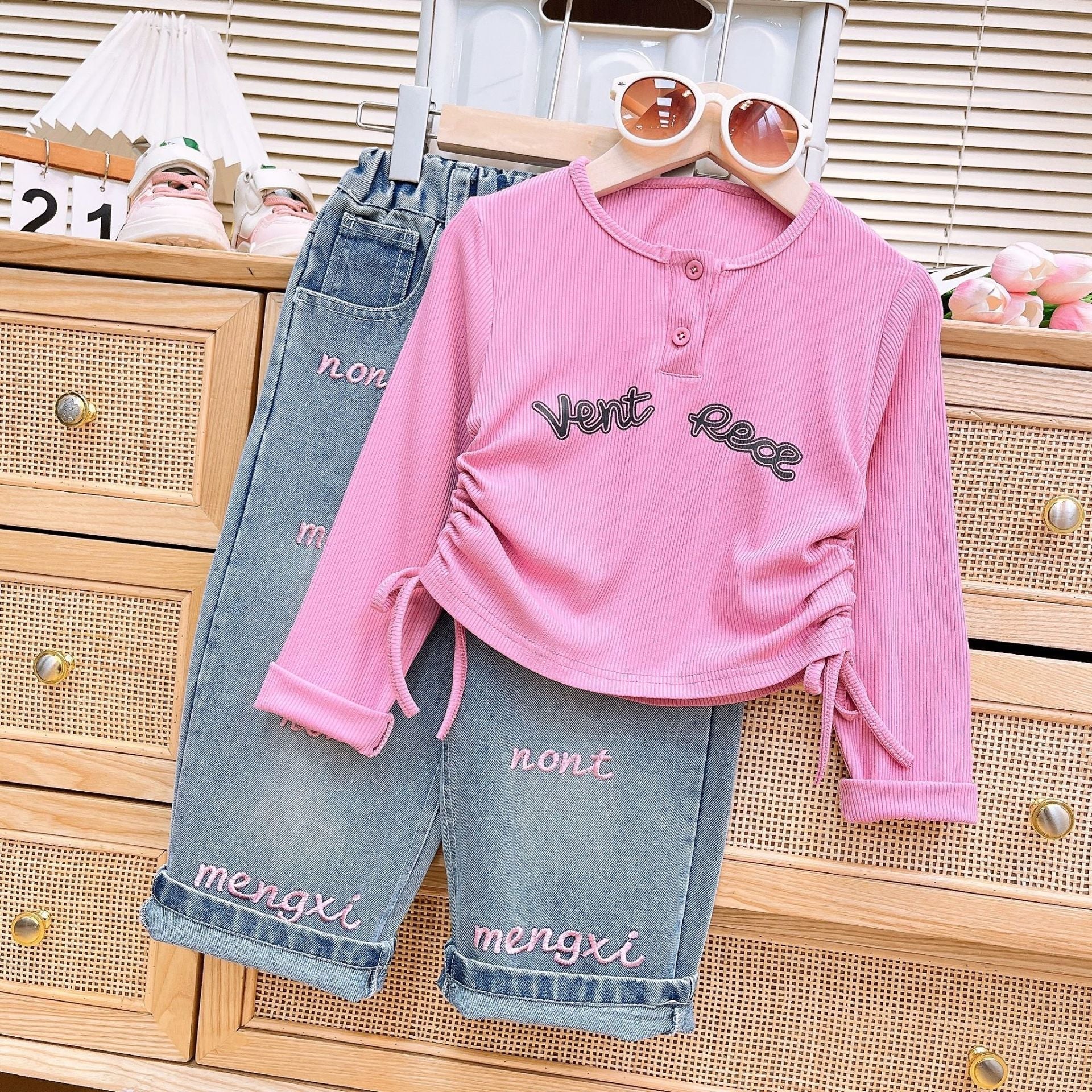 CLEARANCE SALE [Setelan Celana Panjang] 3 Tahun BB 10-14Kg One Set Anak Cewek Perempuan