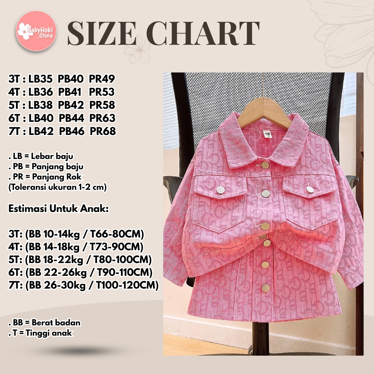 [363808] - Oneset 2in1 Setelan Pink Jaket Lengan Panjang Bawahan Rok Pendek Baju Fashion Anak Perempuan Cewek - Motif Letter Line