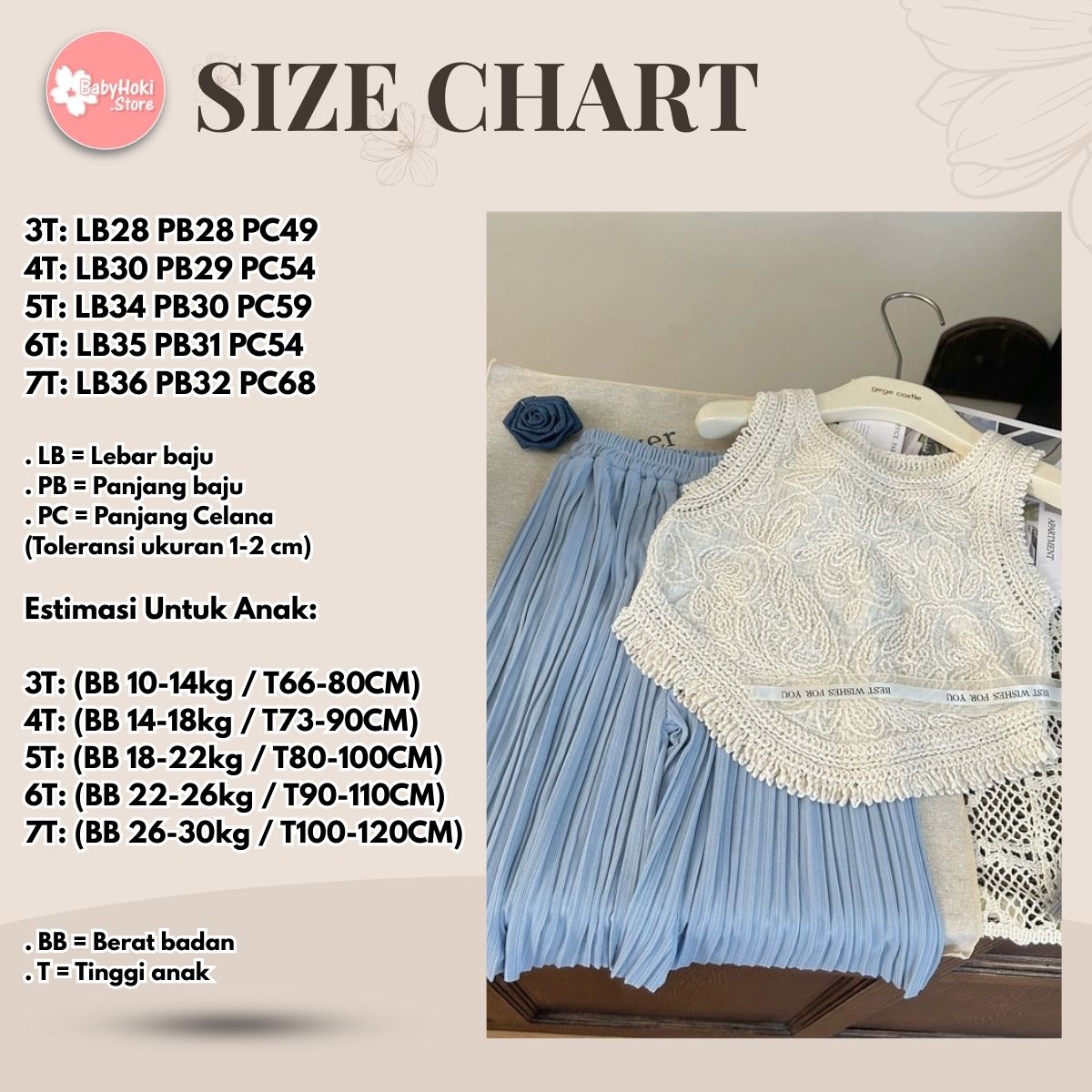 [363849] - Oneset Casual Modis 2in1 Korea Style Baju Setelan Atasan Rajut Lengan Kutung Bawahan Celana Panjang Fashion Anak Perempuan Cewek - Motif Tassel Pattern - BABYHOKI STORE