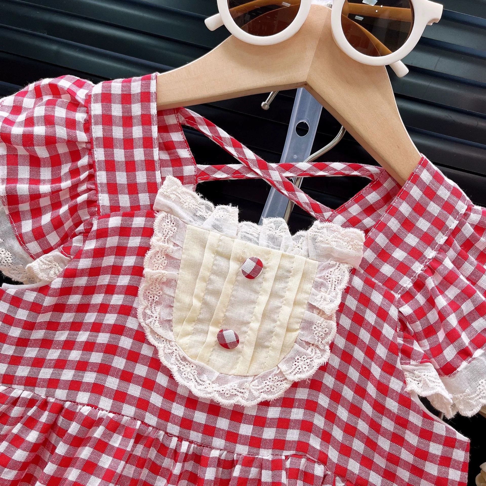 [363851] - Oneset Anak Cewek Baju Setelan Atasan Blouse Lengan Pendek Bawahan Celana Pendek Denim Fashion Anak Perempuan