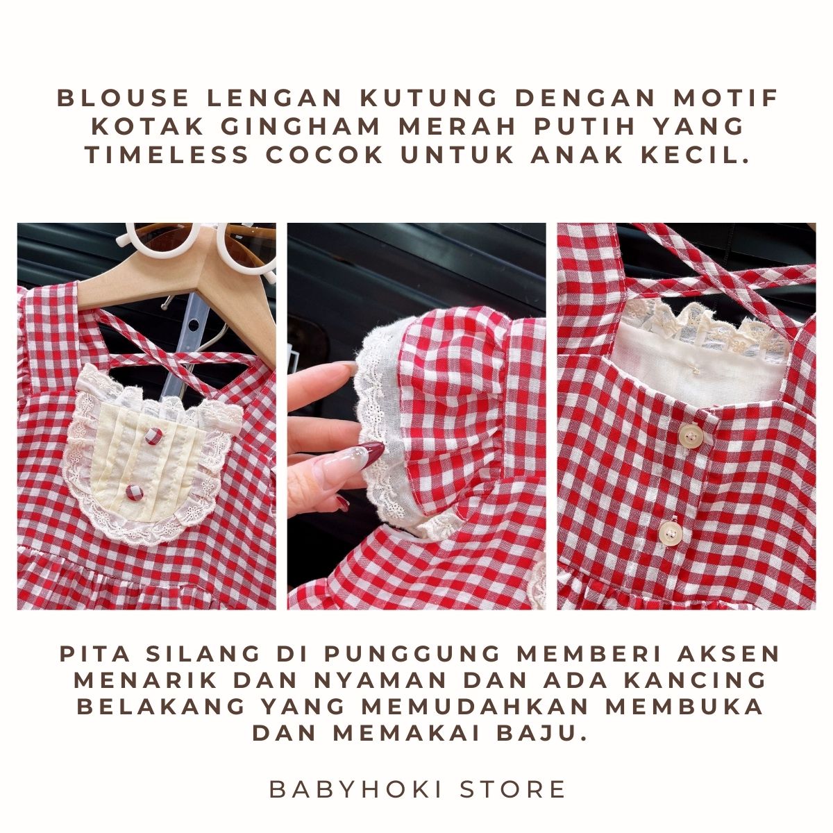 [363851] - Oneset Anak Cewek Baju Setelan Atasan Blouse Lengan Pendek Bawahan Celana Pendek Denim Fashion Anak Perempuan - BABYHOKI STORE