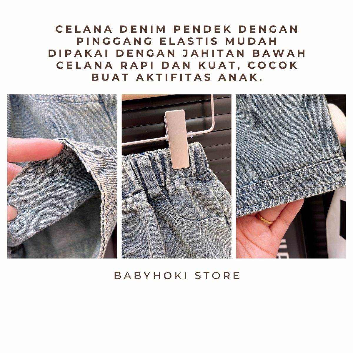 [363856] - Oneset 2in1 Cantik Setelan Baju Atasan Blouse Tanpa Lengan Bawahan Celana Pendek Denim Fashion Anak Perempuan Cewek - Motif Mixed Flower Colors - BABYHOKI STORE