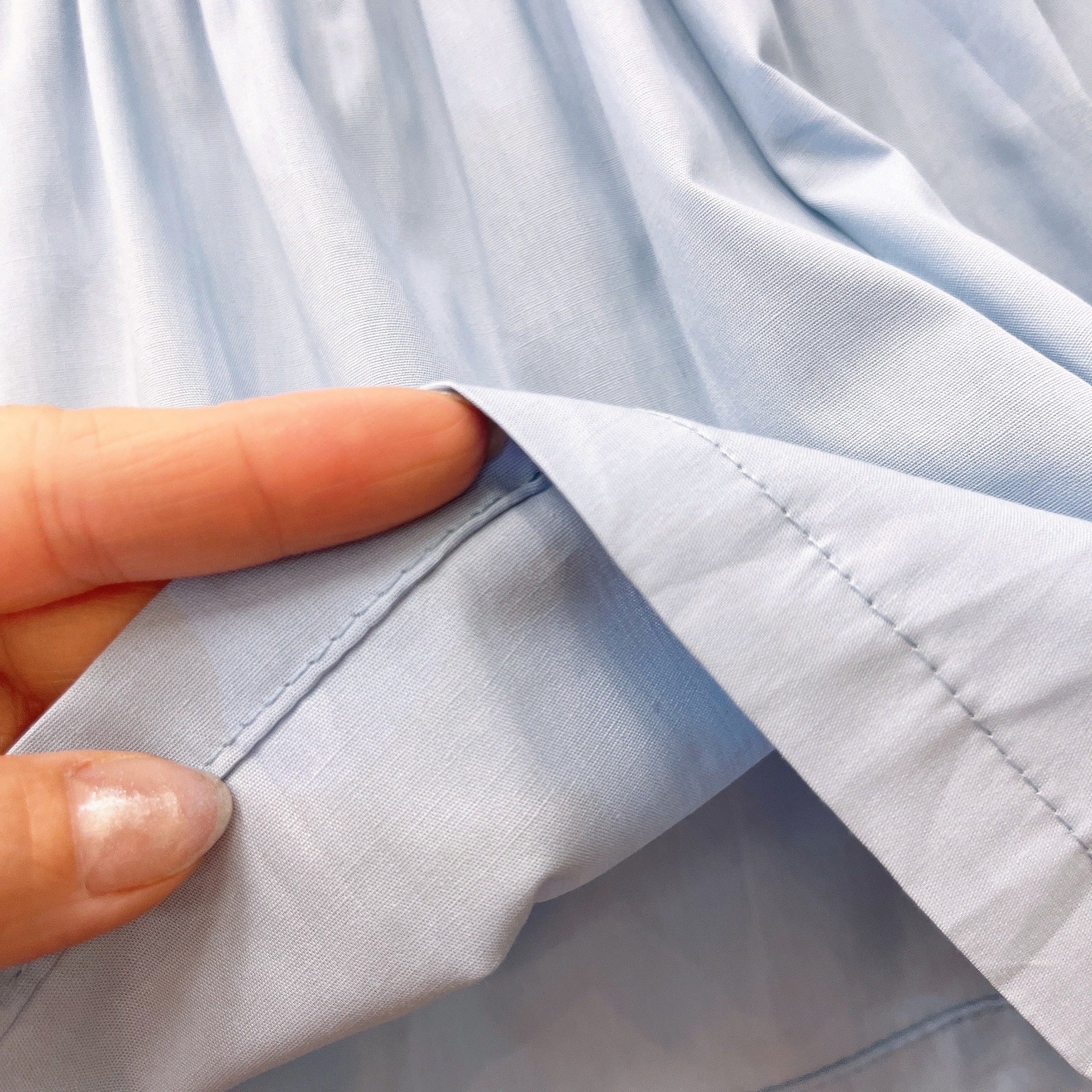 [363859] - One Set 2in1 Baju Setelan Atasan Blouse Lengan Kutung Bawahan Celana Pendek Fashion Anak Perempuan - Motif Plain Blue Flowers - BABYHOKI STORE