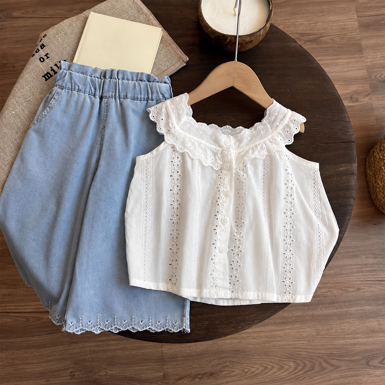 CLEARANCE SALE [Setelan Celana Panjang] 7 Tahun BB 26-30Kg One Set Anak Cewek Perempuan